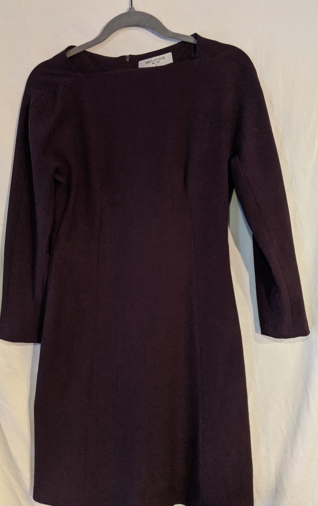 MM LaFleur Jeanette dress, size 8, Aubergine